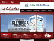 Tablet Screenshot of glendora-chamber.org